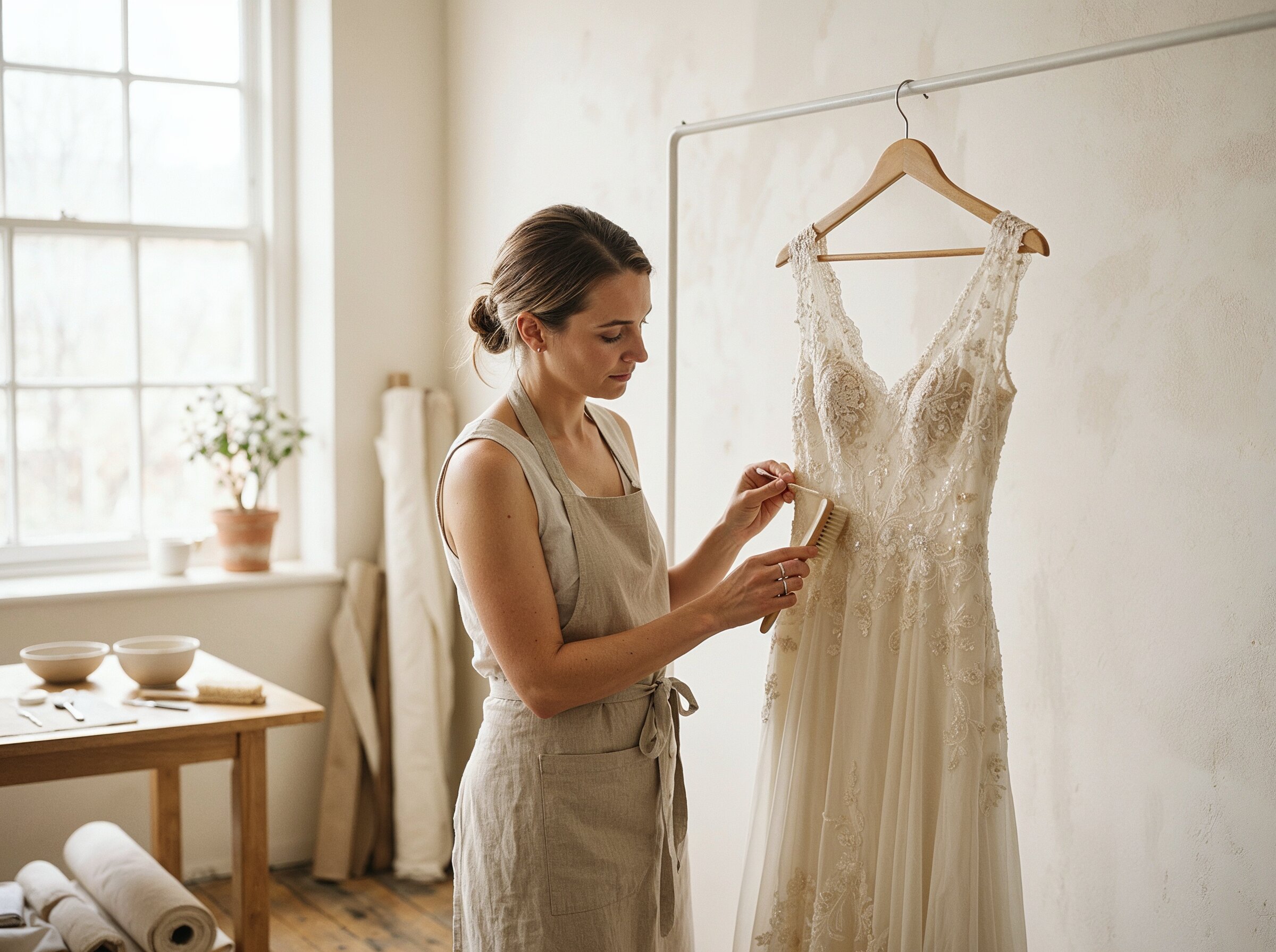 czyszczenie sukni ślubnej